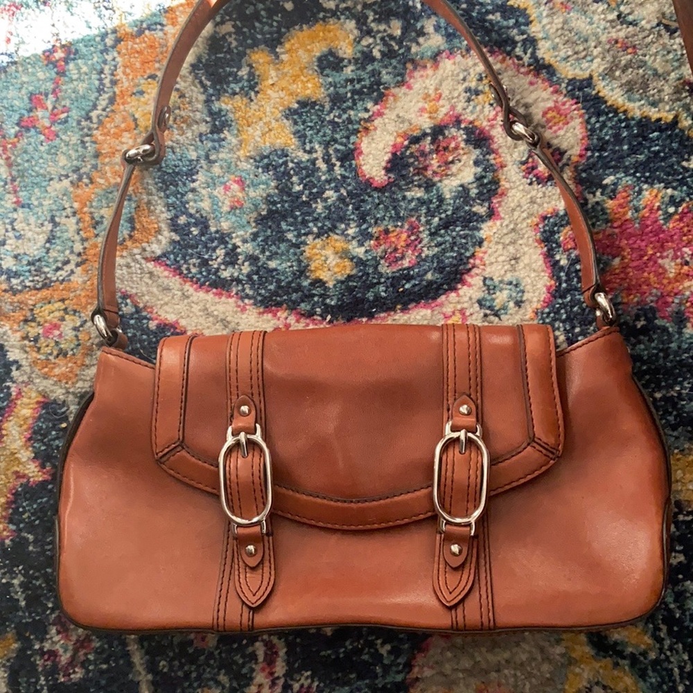 Cole Haan Brown Leather Purse Shoulder Bag
